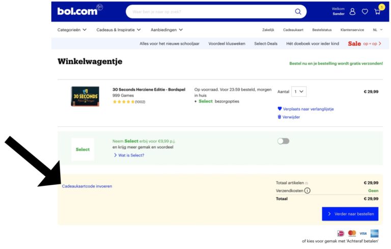 Boekenbon bij Bol.com inruilen - 2 simpele stappen