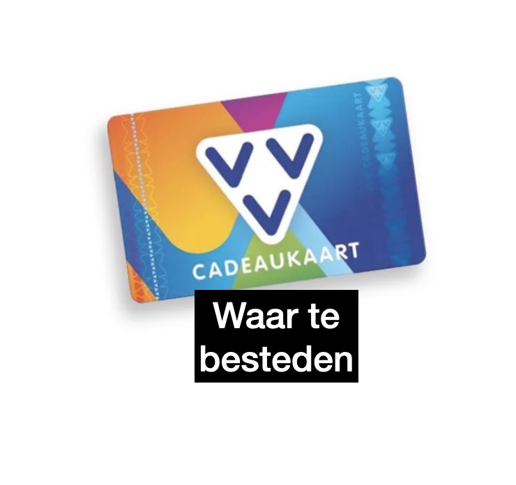 Nauwkeurig Inleg drinken VVV Cadeaukaart besteden - lijst met besteedpunten voor VVV bon